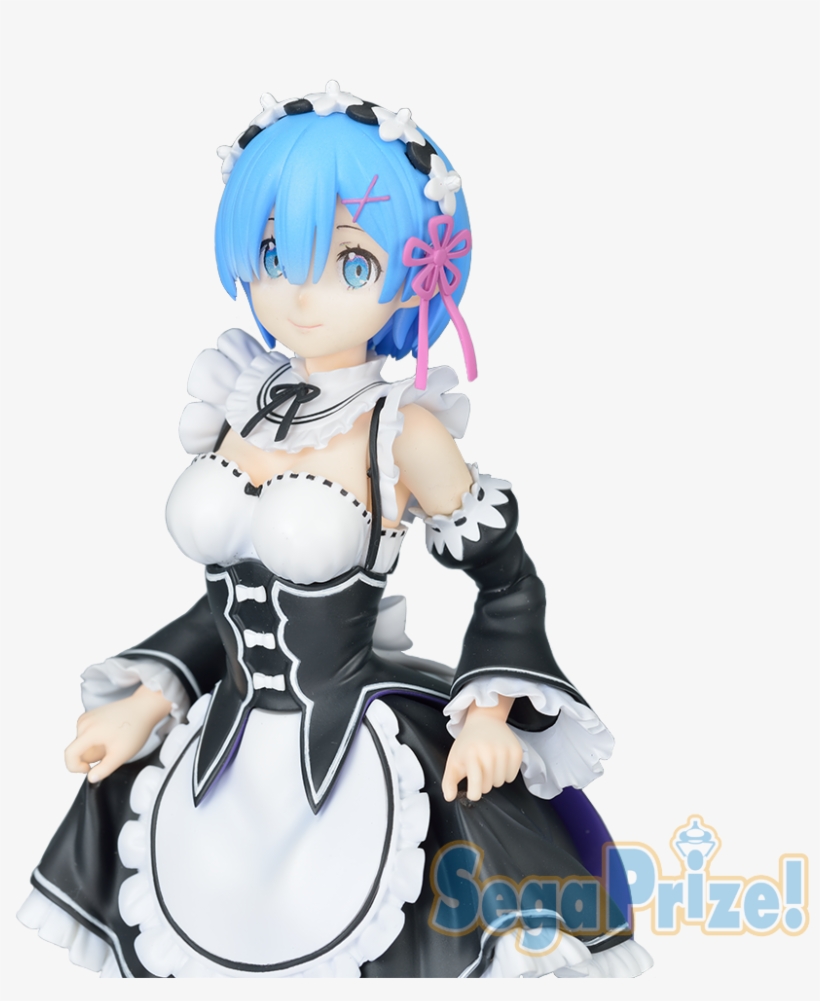 Pm Figure Sega Prize Rem Curtsey Ver - Re Zero Figurine Ram Curtsey, transparent png #8435200