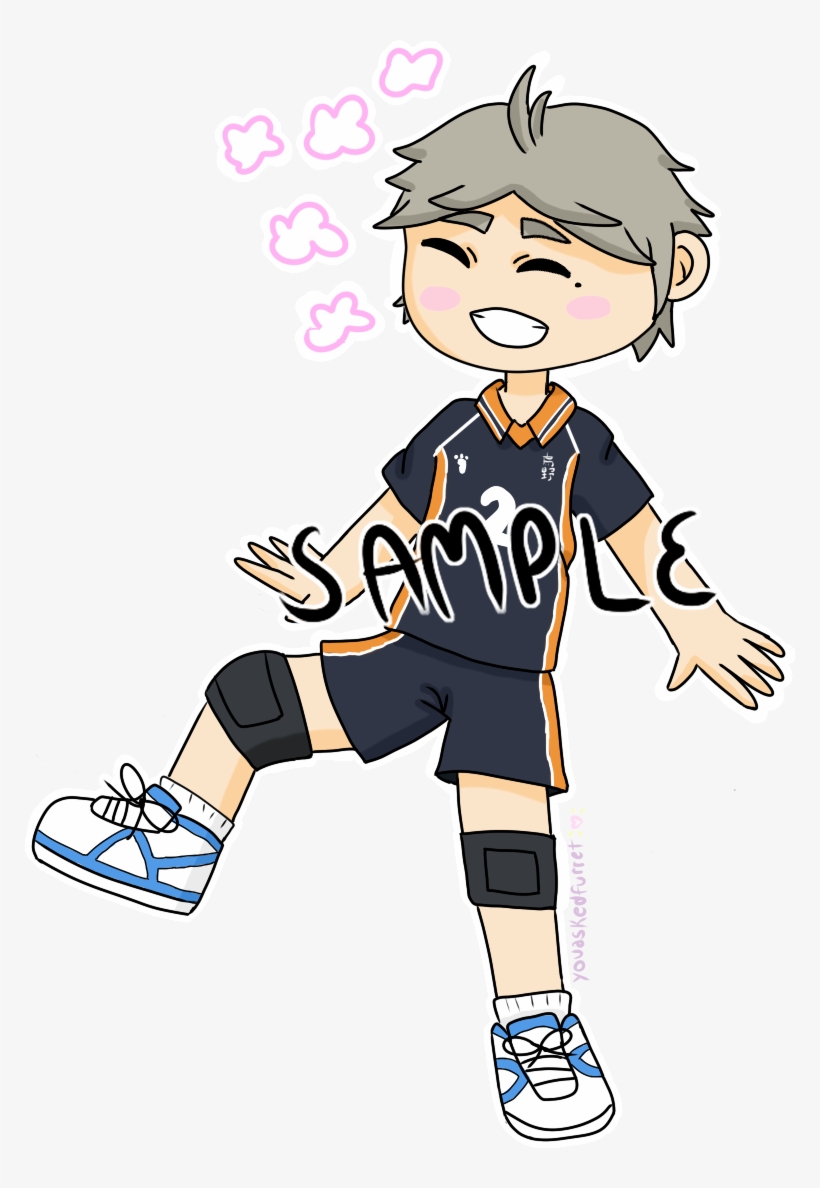 Sugawara Koushi Haikyuu - Cartoon, transparent png #8435382
