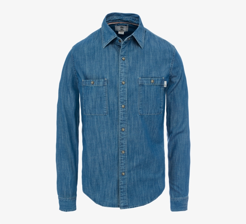 Timberland Denim Shirt, transparent png #8436518