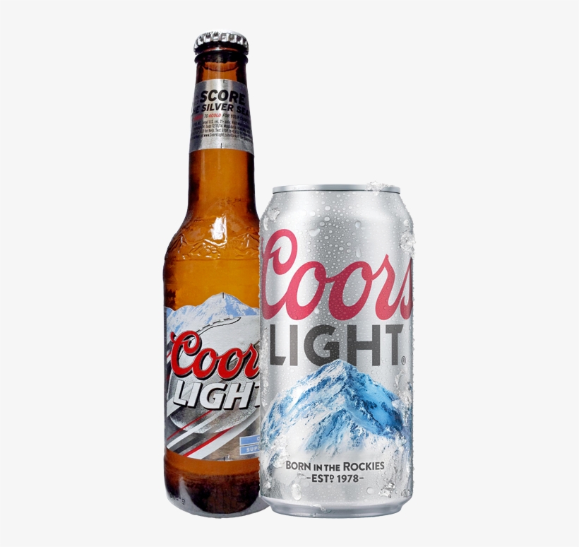 Coors Light Cans/bottles - Beer Bottle, transparent png #8436648