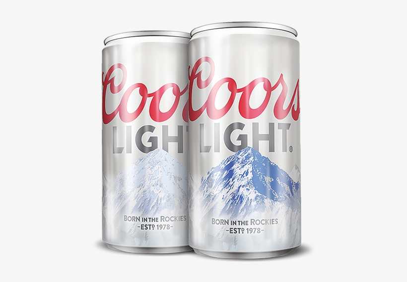 Coors Light Cold Activated Can Using Thermochromic - Red Bull, transparent png #8436679
