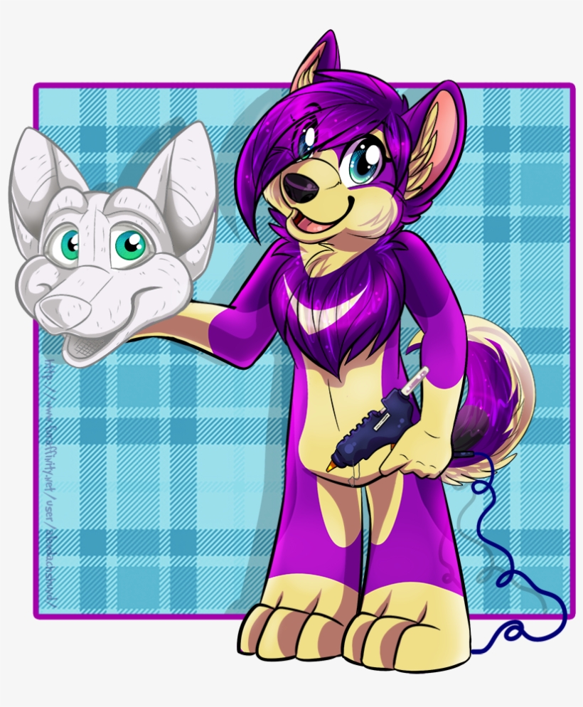 Purple Butt Cheeks - Cartoon, transparent png #8437074
