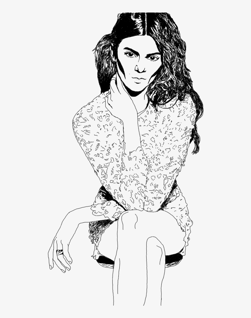 My Of Kendall Jenner - Illustration, transparent png #8437605