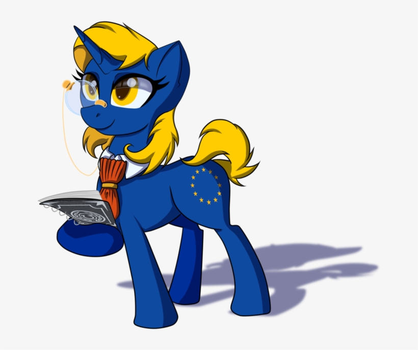 Elmutanto, Blonde, Blonde Mane, Blue Coat, Controversial, - Cartoon, transparent png #8437851