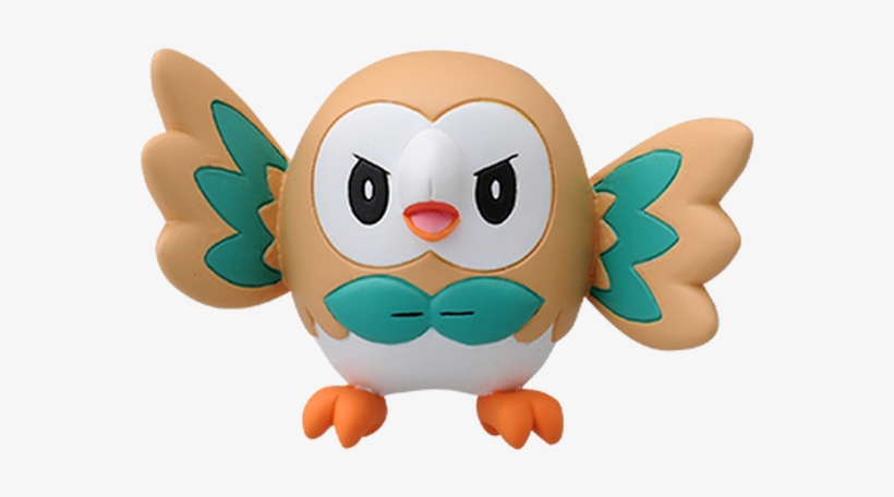 Moncolle Ex Rowlet Pokemon Sun Moon Emc-02 Takara Tomy - Pokemon Popplio, transparent png #8438127