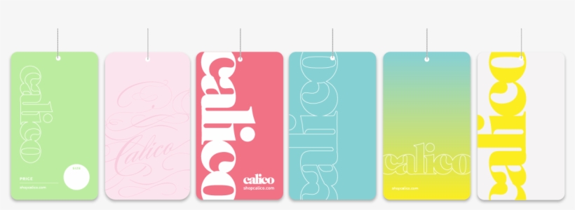 Calico-tags - Graphic Design, transparent png #8439193
