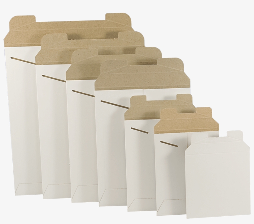 6 X 8 White Stayflat Rigid Mailing Envelope - Envelope, transparent png #8439274
