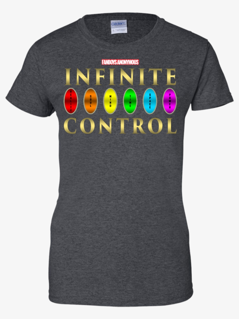 Infinity Stones Infinite Control Infinity Gems T Shirt - Shirt, transparent png #8439345