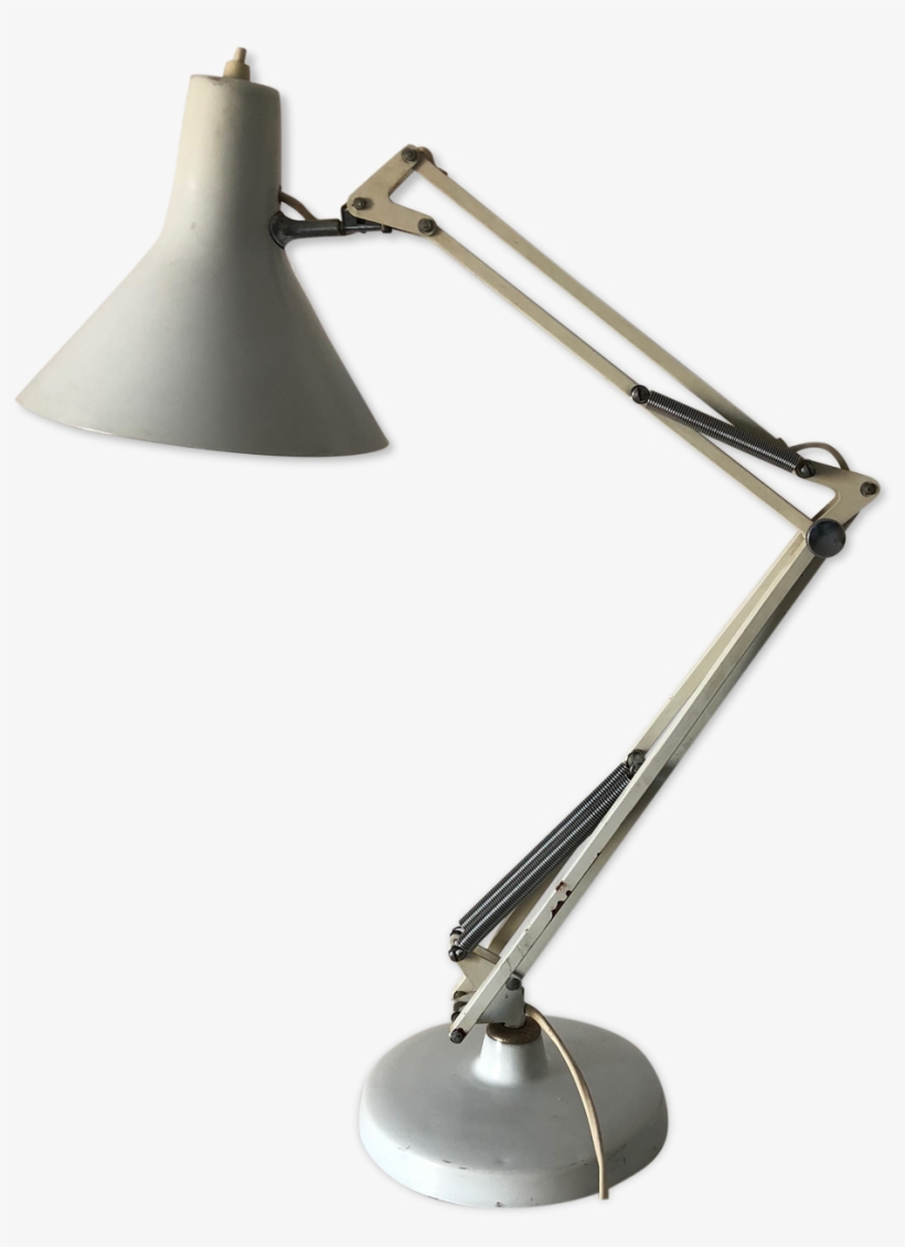 Lamp Architect Luxo White Vintage - Lamp, transparent png #8439574