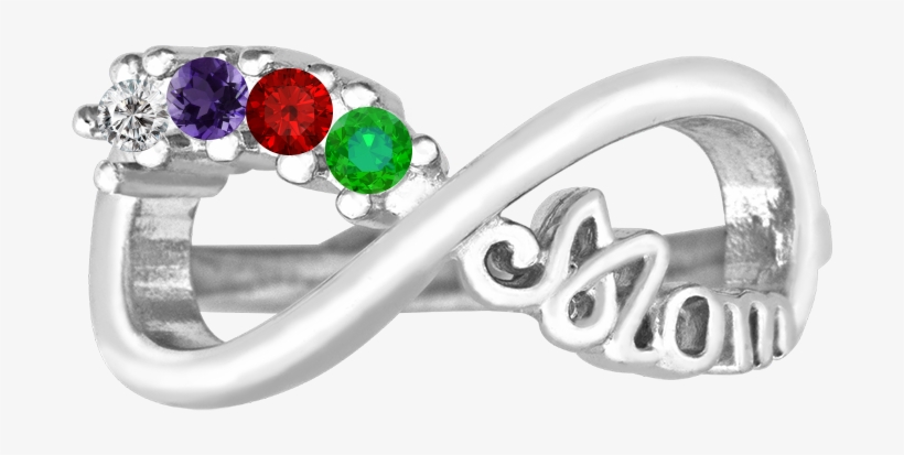4 Stone Infinity - Engagement Ring, transparent png #8439888