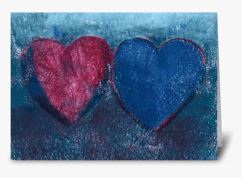 Two Hearts - Heart, transparent png #8440187