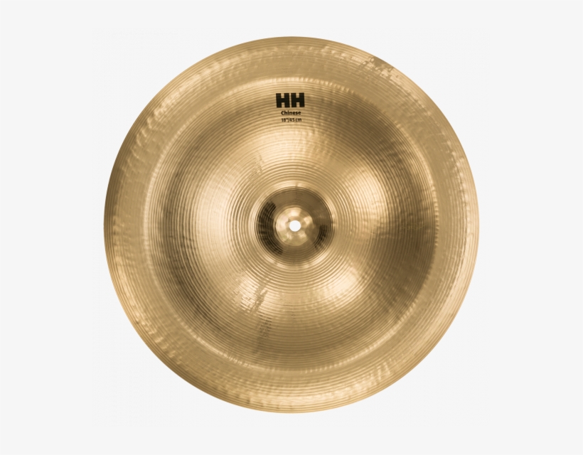 Sabian 18" Hh Chinese Brilliant Finish - Hi-hat, transparent png #8440326