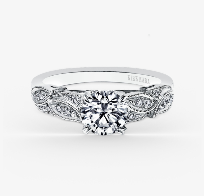 Kirk Kara Engagement Ring - Engagement Ring, transparent png #8440405