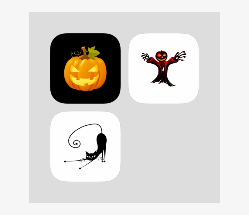 Halloween Sticker Bundle Pack 4 - Cartoon, transparent png #8440442