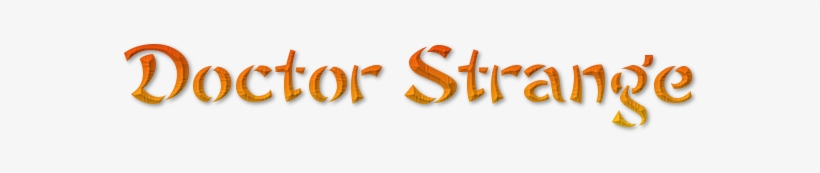 Doctor Strange Logo Big - Tan, transparent png #8440515