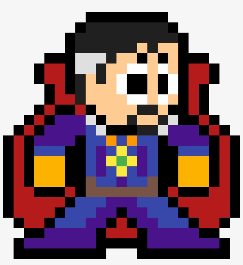 Doctor Strange - Pixel Art Iron Spider, transparent png #8440782