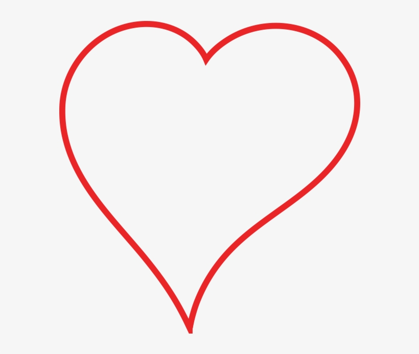 Png Line Heart Transparent - Heart, transparent png #8440865