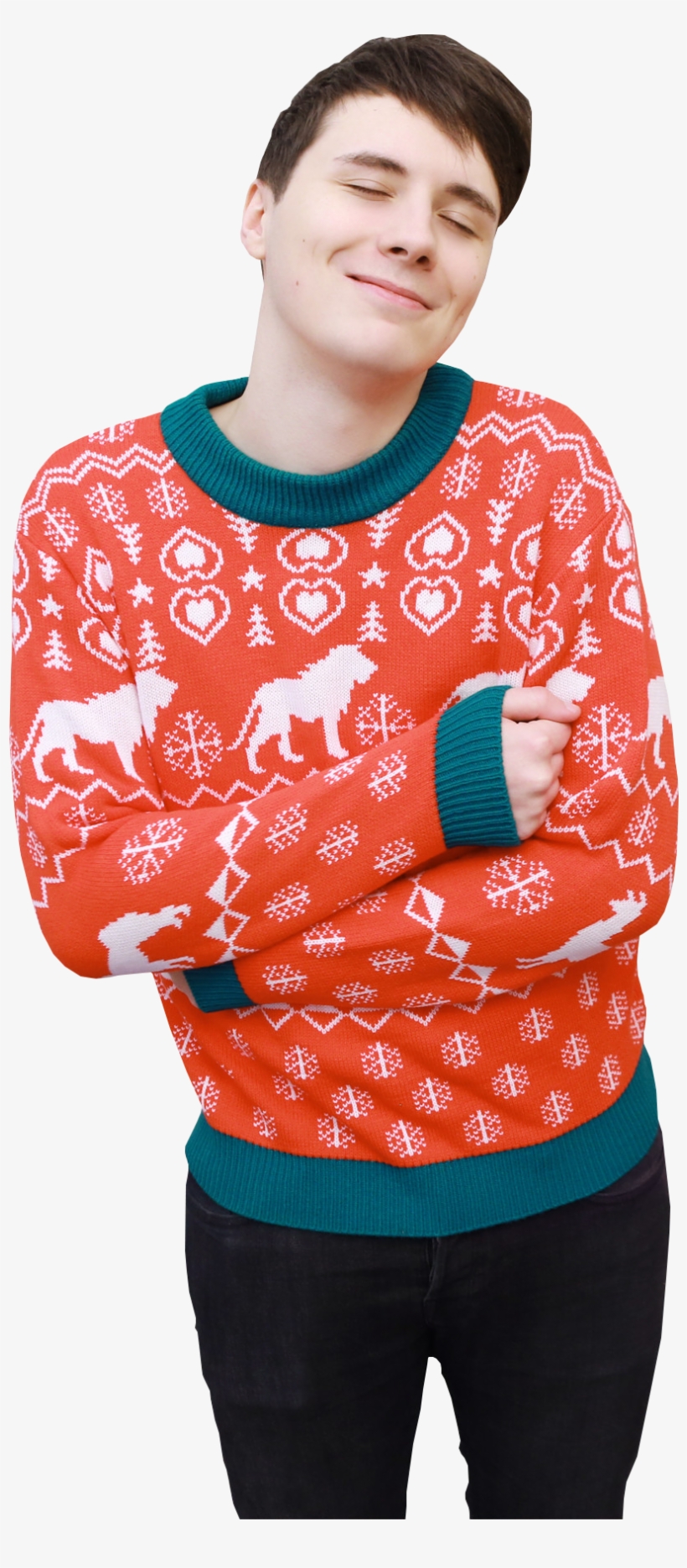 Dan And Phil Tumblr Icons Png Dan And Phil Tumblr Icons - Dan And Phil Christmas Sweater, transparent png #8441104