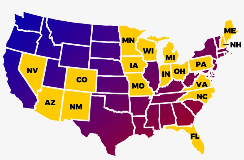 Clickable - Zika Virus Florida Map 2018, transparent png #8441199