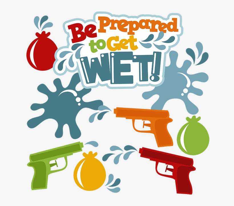 Fight Clipart Watergun - Water Fight, transparent png #8441323