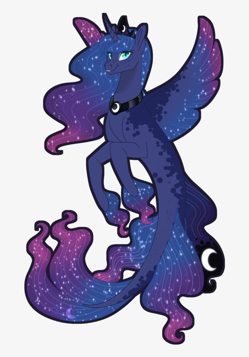 Princess Luna Seapony - My Little Pony Princess Luna Seapony, transparent png #8441397