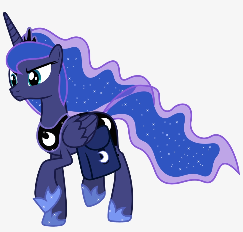 In The Alternate World Shown In My Little Pony - My Little Pony Princess Luna Mad, transparent png #8441429