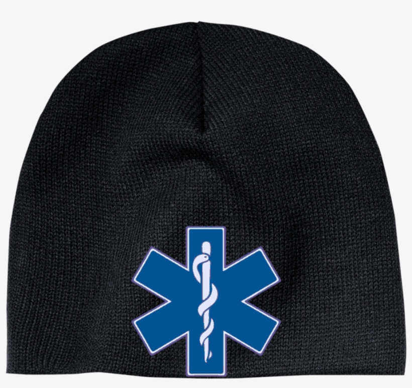 Star Of Life Blue Beanie - Star Of Life, transparent png #8441435