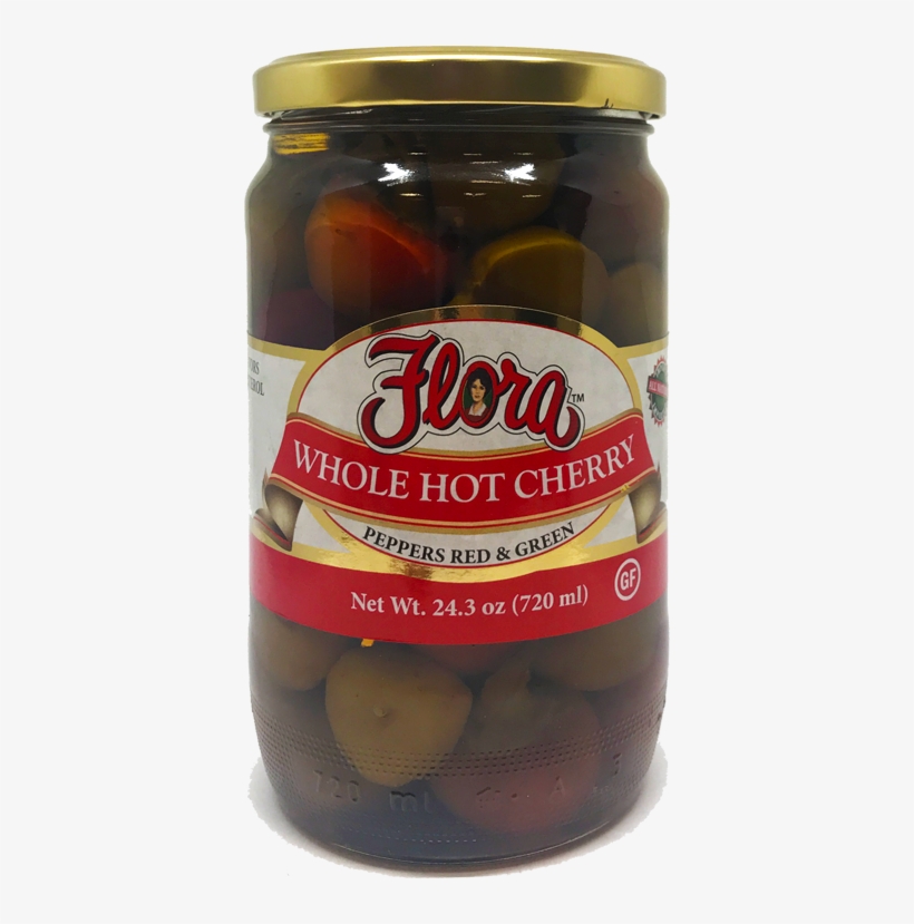 Whole - Flora Hot Cherry Peppers, transparent png #8441900