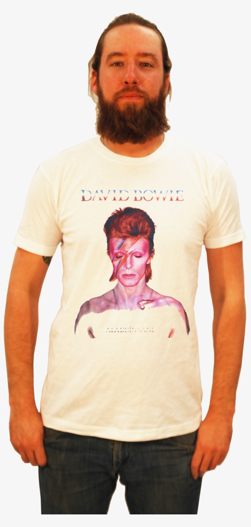David Bowie "aladdin Sane" T-shirt - David Bowie Aladdin Sane, transparent png #8443017