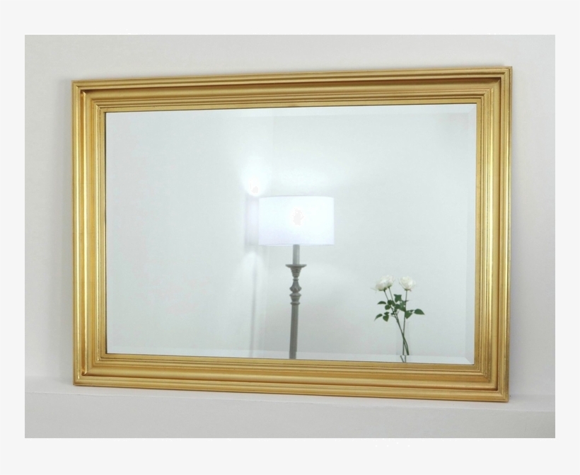 An Overall View Of This Stylish Modern Mirror In A - Picture Frame, transparent png #8443383