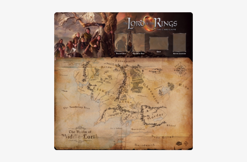 Lord Of The Rings - Fellowship 1 4 Player Game Mat, transparent png #8443755