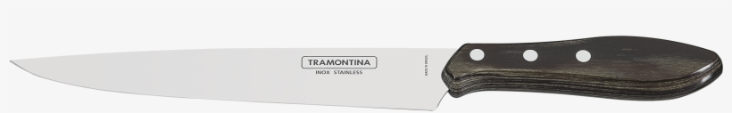Meat Knife 20 Cm Dark Brown Handle - Hunting Knife, transparent png #8444540