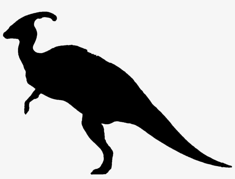 Parasaurolophus Silhouette, transparent png #8445048