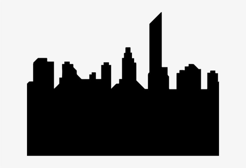 Skyline Clipart Silhouette - City Skyline Silhouette Png, transparent png #8445391