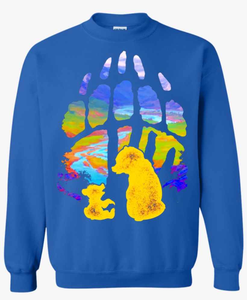 Disney Brother Bear Kenai Koda Paw Silhouette - Disney Brother Bear Shirt, transparent png #8445754