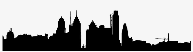 Philadelphia Skyline Silhouette - Philadelphia, transparent png #8446029