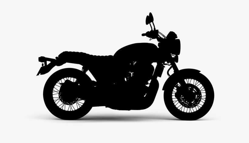 Motorcycle Silhouette - Black Yamaha Xsr 900, transparent png #8446158