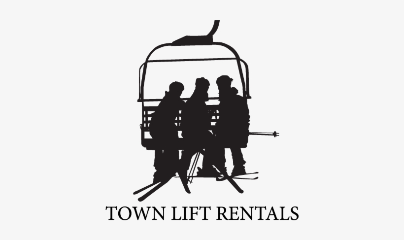 Town Lift Ski And Snowboard Rentals - Ski Lift Clip Art, transparent png #8446492