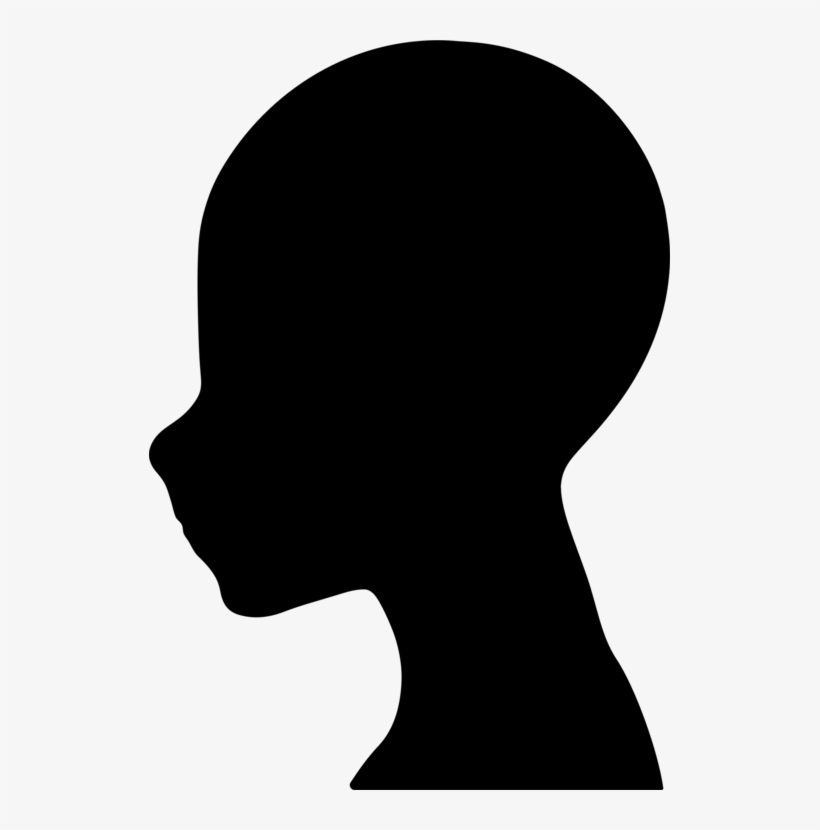 Silhouette Person Child Human Nose - Side Profile Face Vector, transparent png #8446589