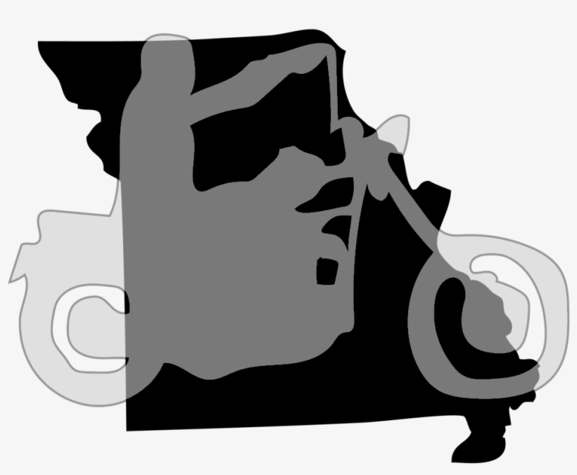 How To Title And Register A Motorcycle In Missouri - Missouri Map Silhouette, transparent png #8446725