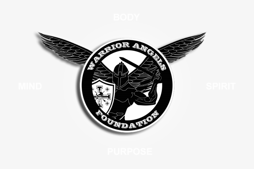 Angel Warrior Clipart Sword Logo - Emblem, transparent png #8448065