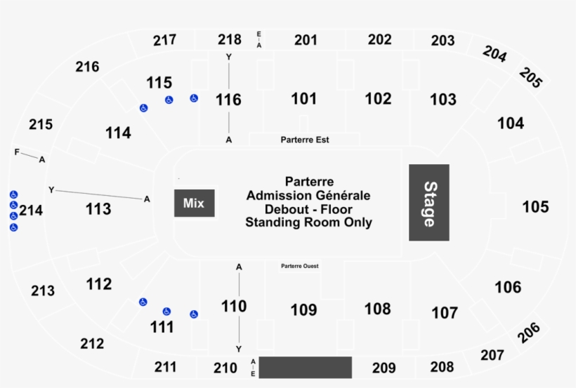 Event Info - Ricoh Coliseum Seating Chart Wwe, transparent png #8448381