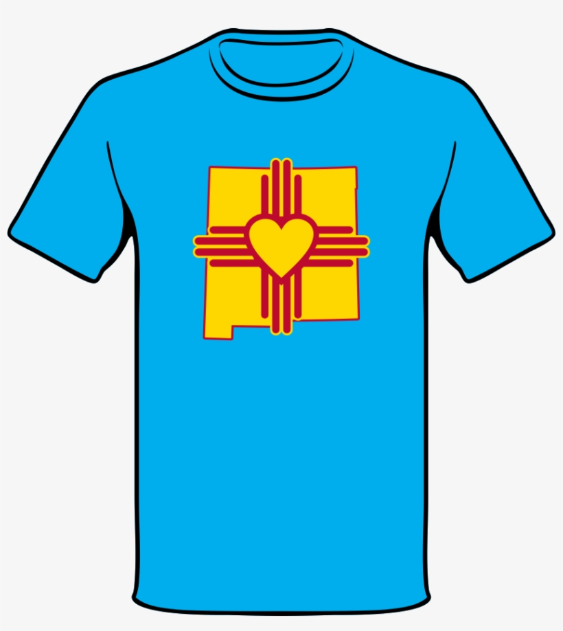 Heart Zia Nm Outline - New Mexico, transparent png #8448765