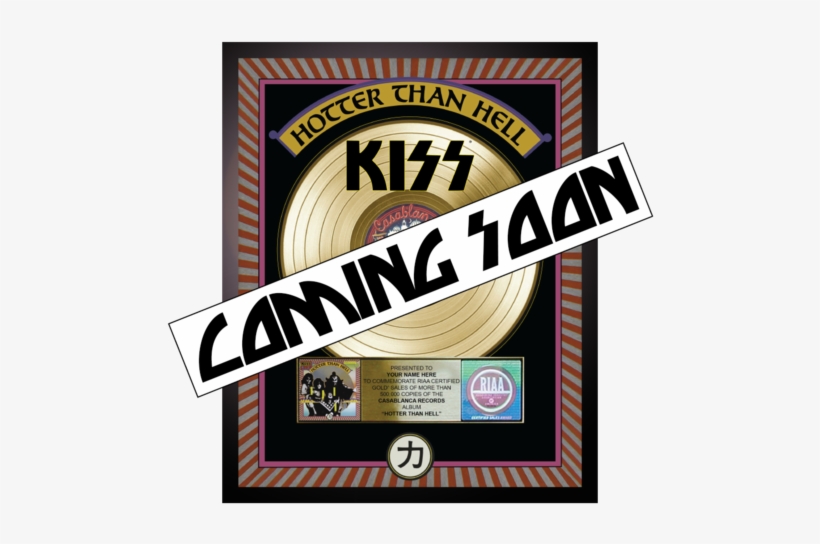 Personalized Hotter Than Hell Gold Record Award - Label, transparent png #8448965