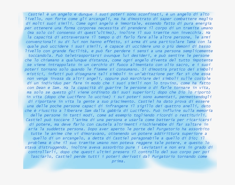 Castiel1 - Document, transparent png #8449070