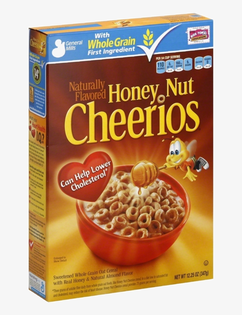 Honey Nut Cheerios - General Mills Honey Nut Cheerios, transparent png #8449144