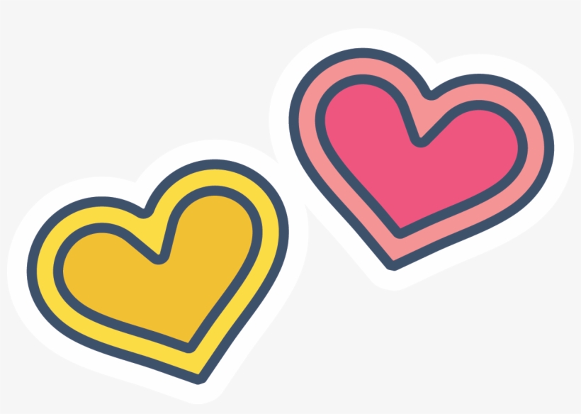 Birthday Hearts - Heart, transparent png #8449377