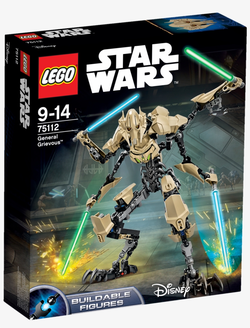 Lego Star Wars Toys General Grievous, transparent png #8449378