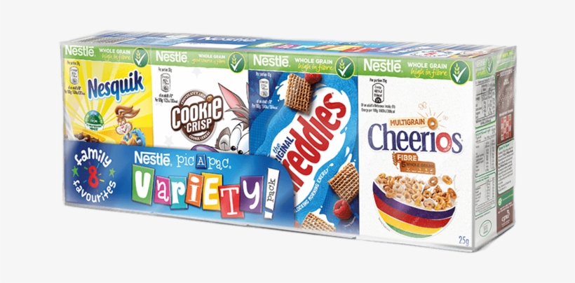 Nestle Cereals Pic A Pac Variety Pack - Nestle Cereal Variety Pack, transparent png #8449421