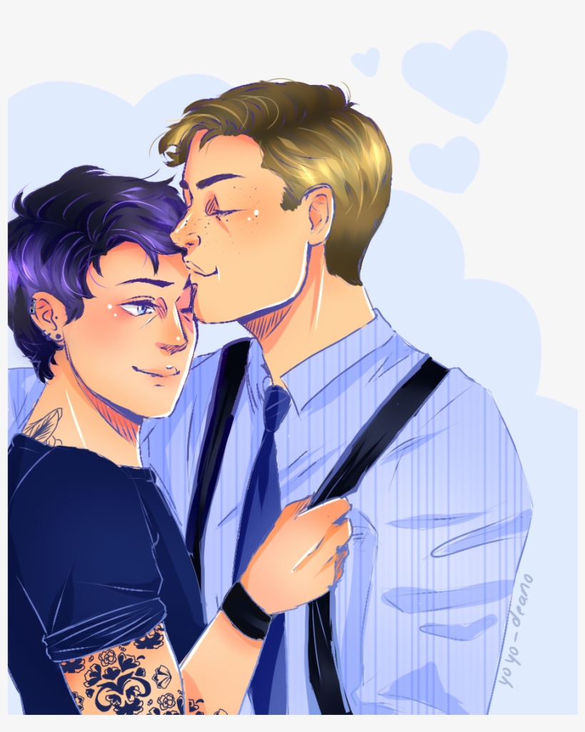 An Au Where Castiel Is A Tattoo Artist And Dean Is - Illustration, transparent png #8449465